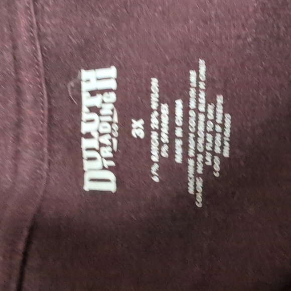 Duluth Trading Shift Dress Size 3X Eggplant Plum Knee Length - Picture 3 of 7